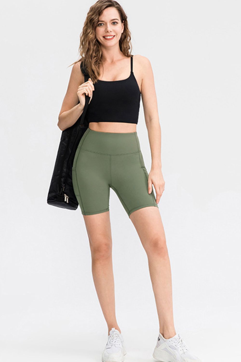 Honeybee Mumford's Wide Waistband Sports Shorts with Pockets