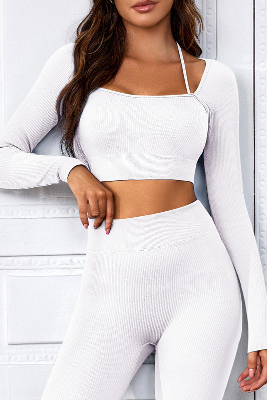 Honeybee Mumford's Long Sleeve Cropped Sports Top