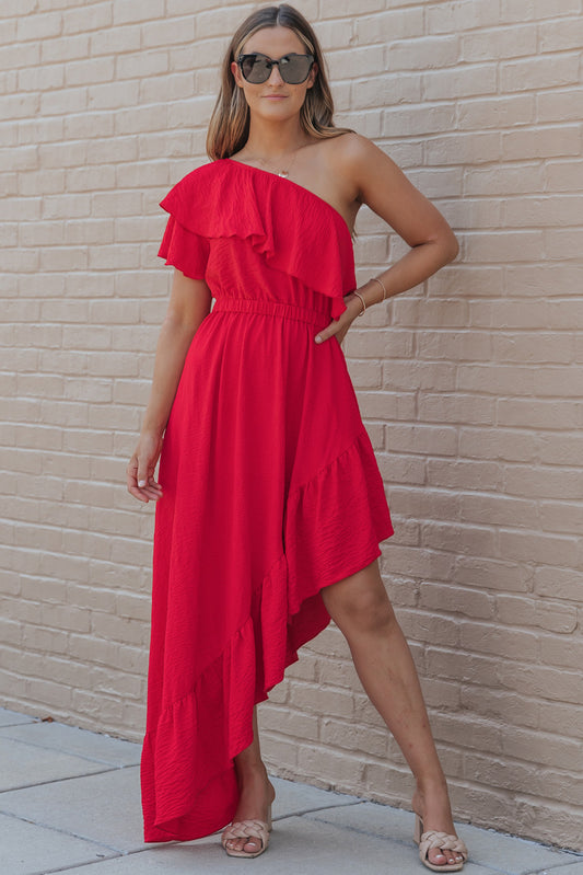 Honeybee Mumford's One-Shoulder Asymmetrical Dress