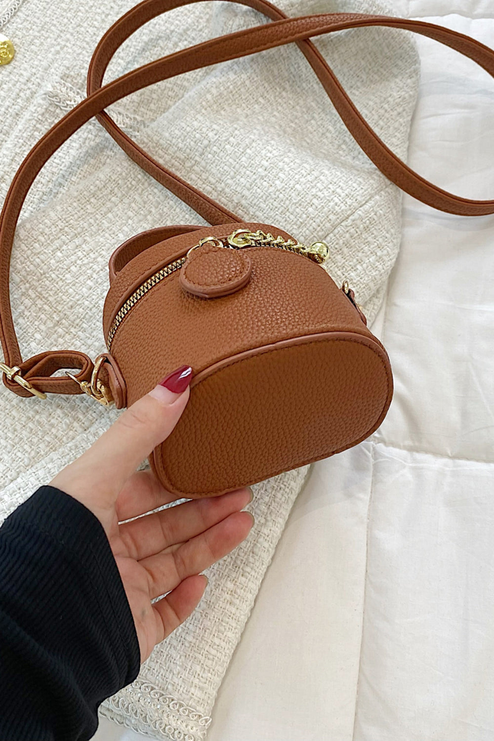 Honeybee Mumford's Leather Crossbody Bag