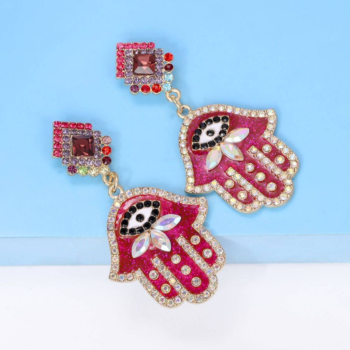 honeybee Mumford's Rhinestone Earrings