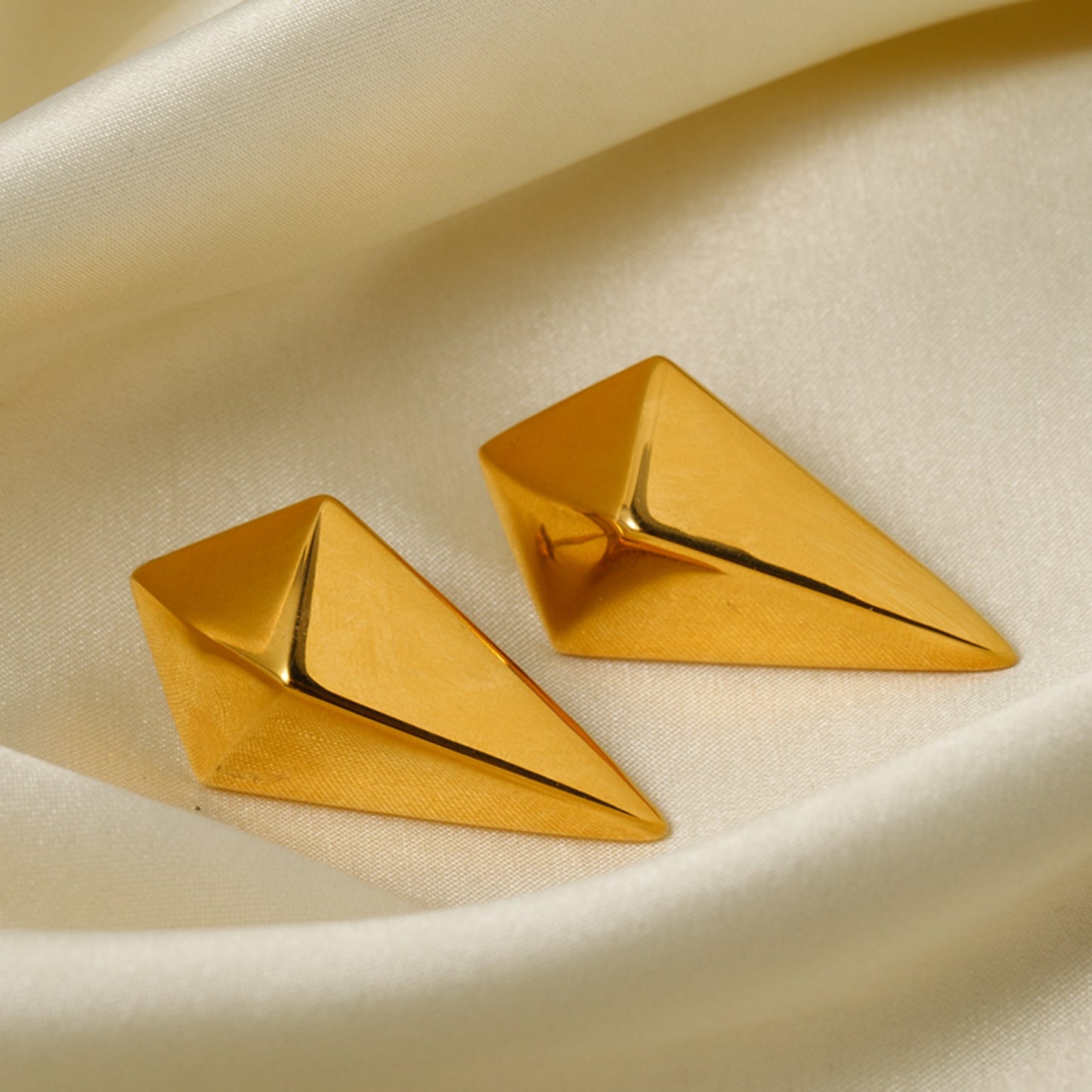 honeybee Mumford's 18K Gold-Plated Geometric Earrings