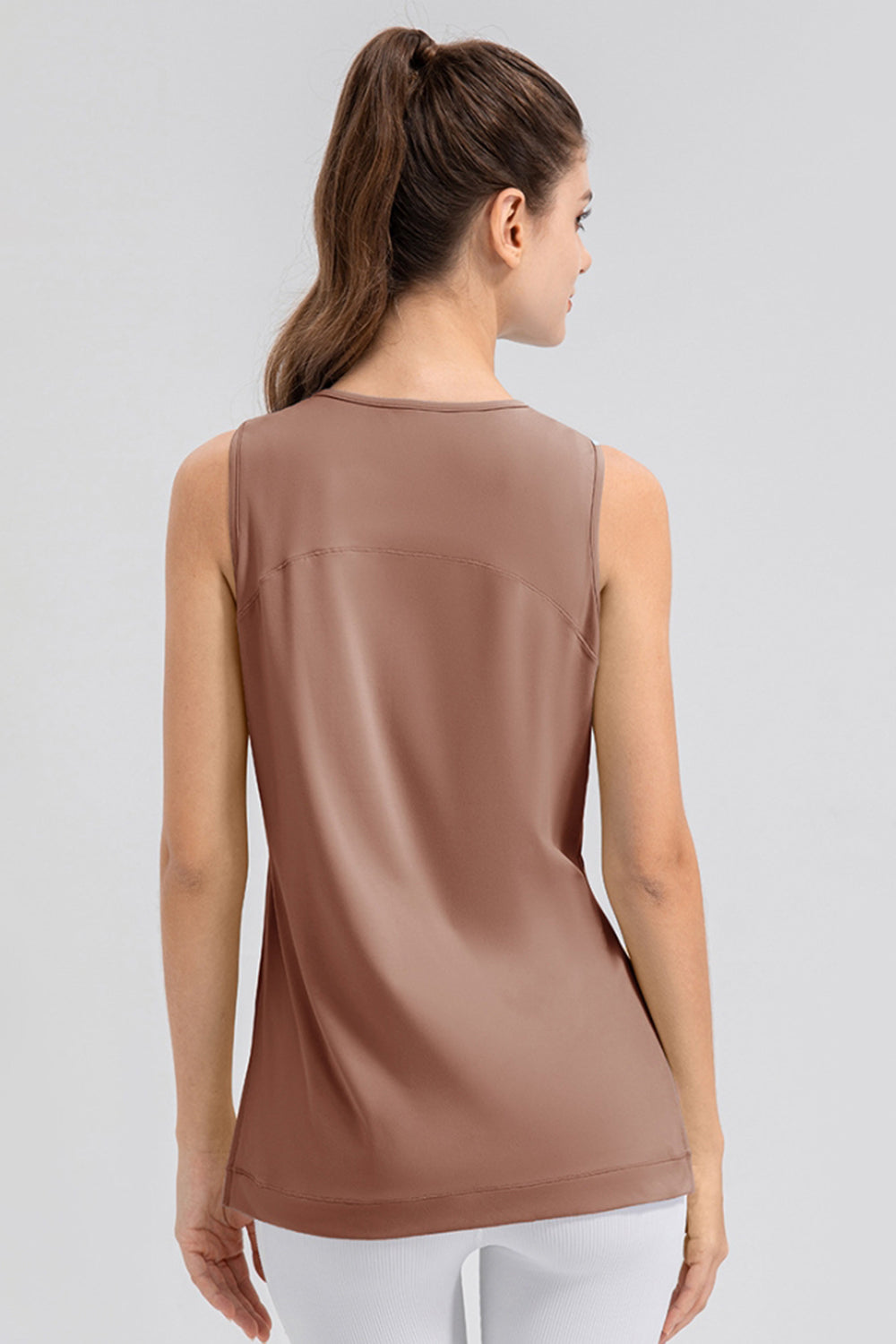 Honeybee Mumford's Slit Round Neck Tank