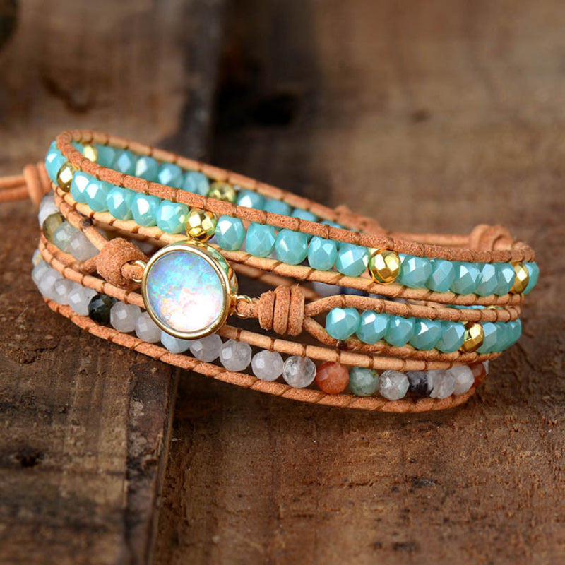 honeybee Mumford's Opal Beaded Layered Bracelet