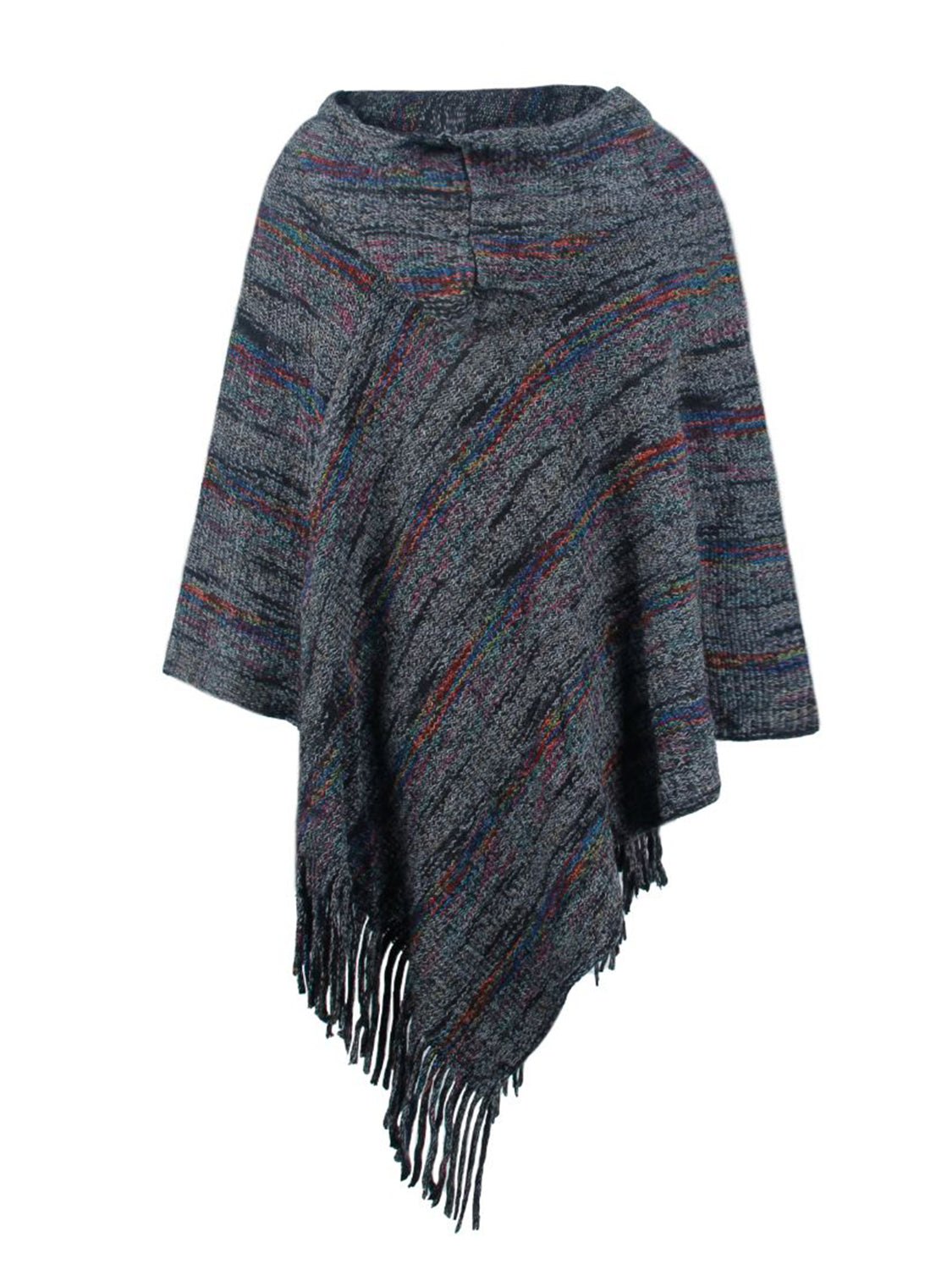 Honeybee Mumford's Fringe Hem Hooded Poncho