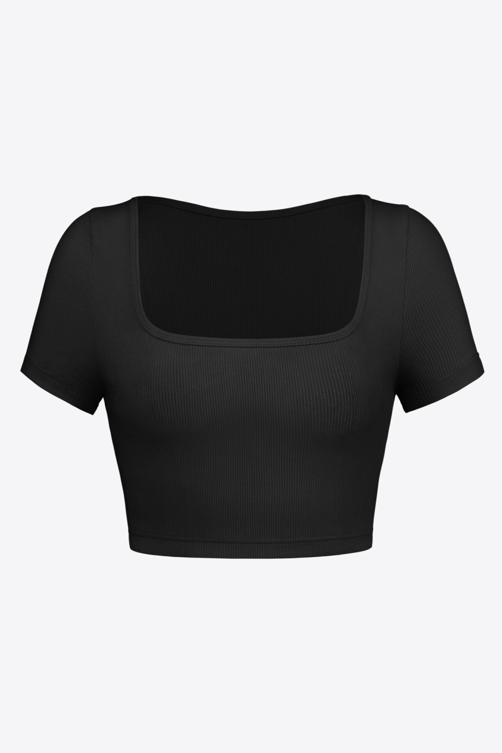 Honeybee Mumford's Square Neck Ribbed Crop Top