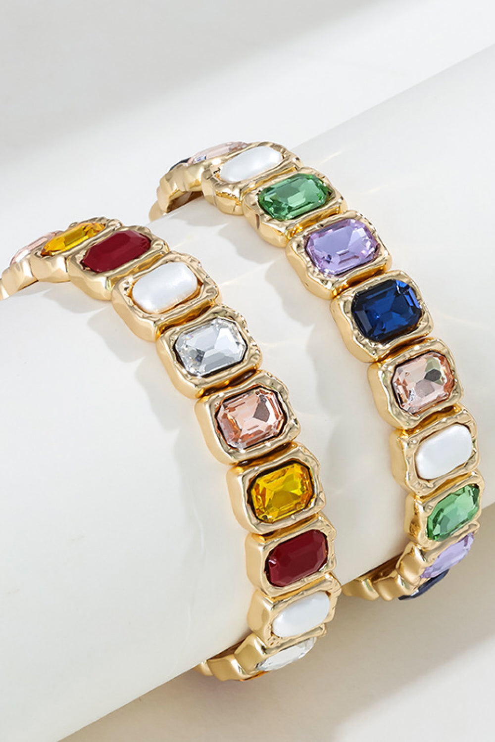 honeybee Mumford's Glass Stone Alloy Bracelet