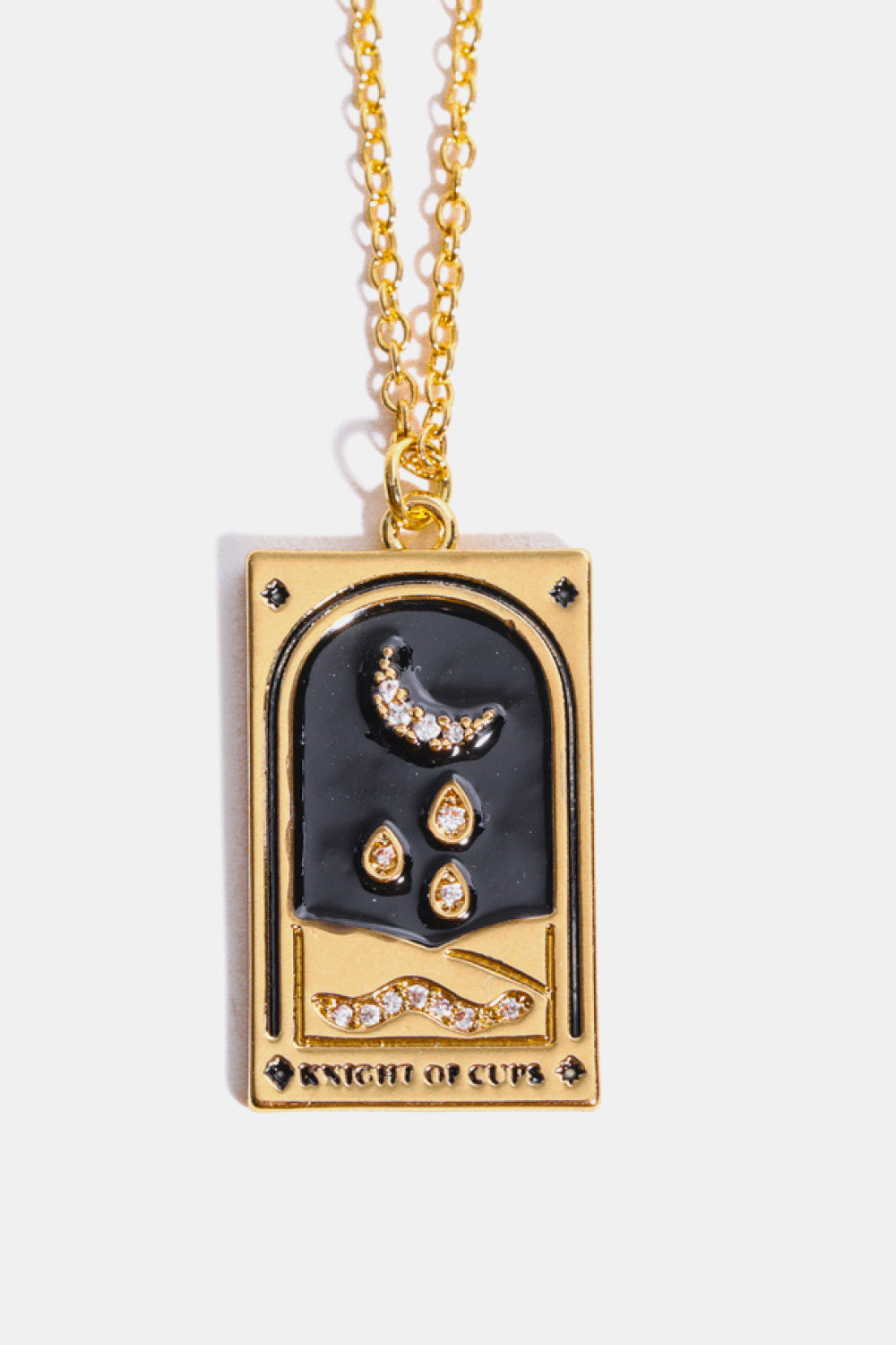 Honeybee Mumford's Tarot Card Pendant Necklace