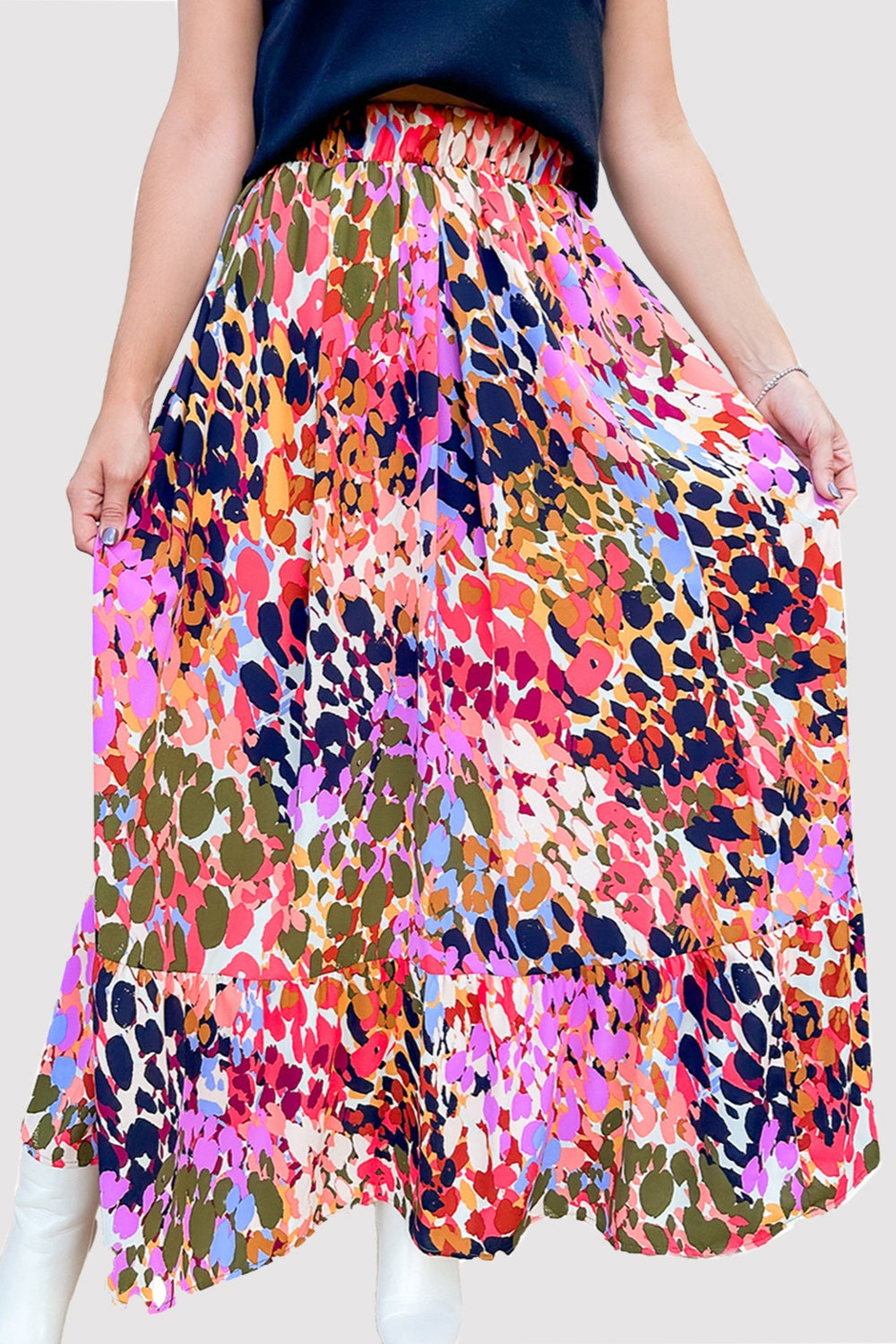 Honeybee Mumford's Printed Elastic Waist Skirt