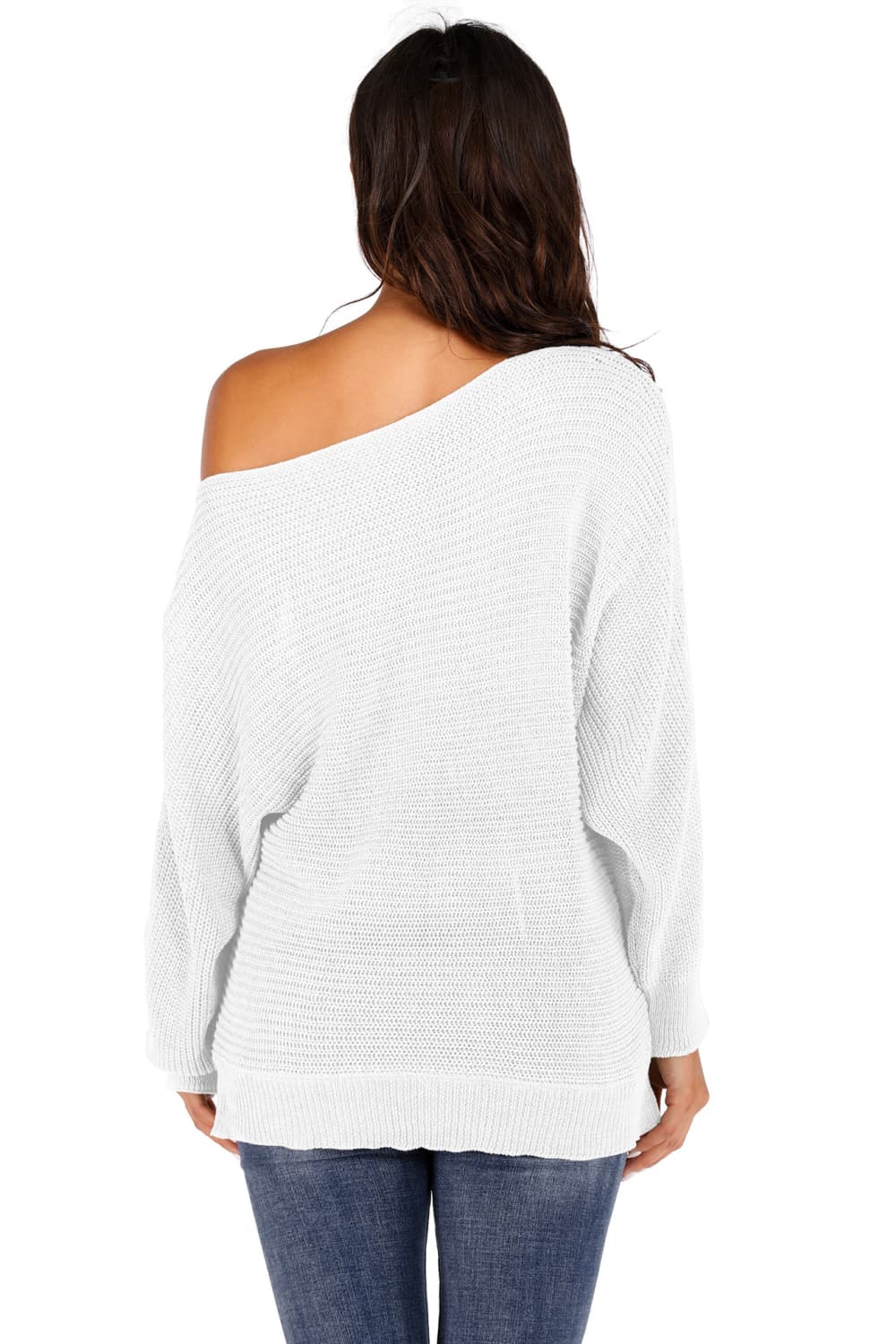 Honeybee Mumford's One Shoulder Dolman Sleeve Sweater