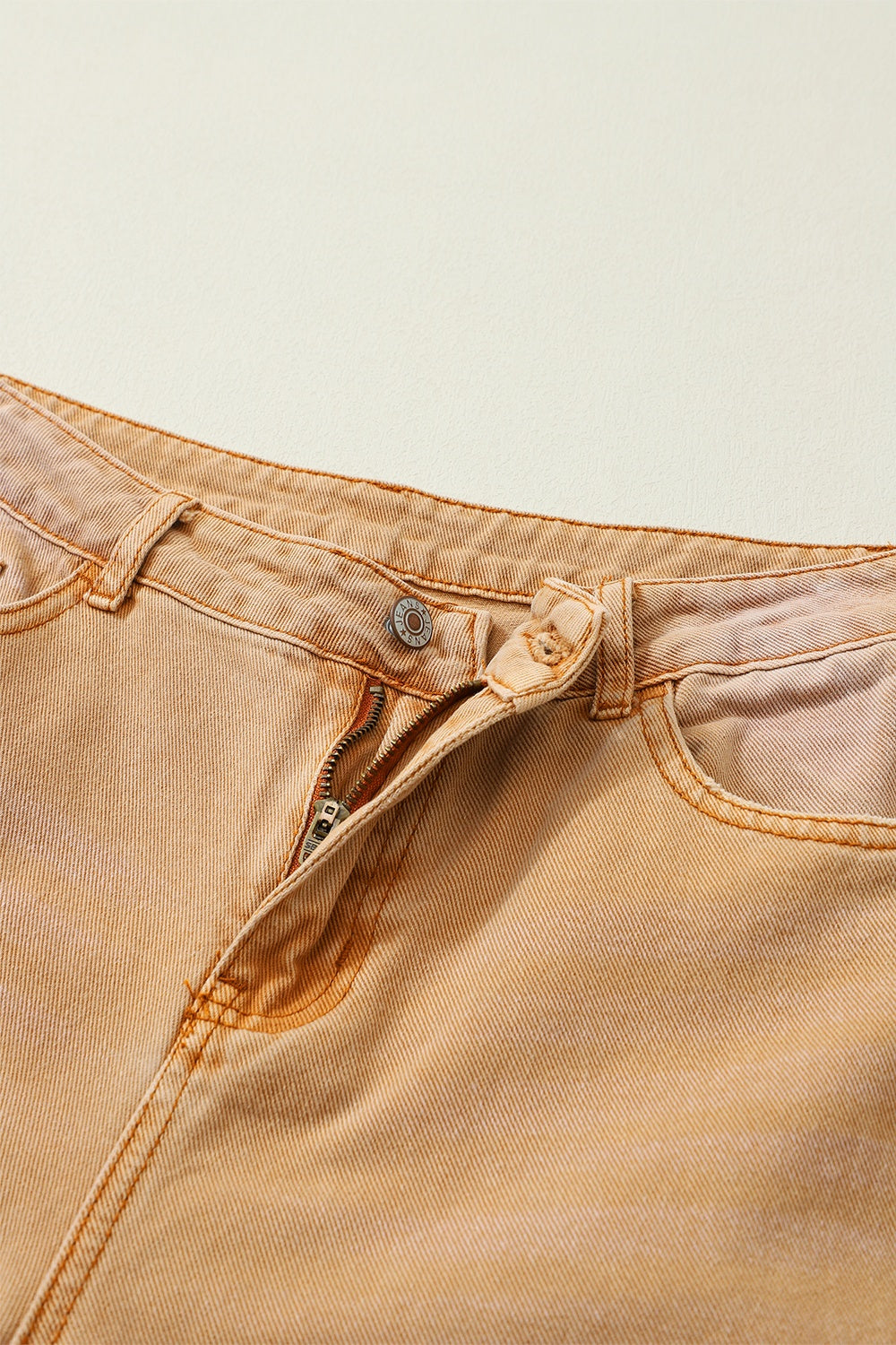 Honeybee Mumford's Distressed Raw Hem Jeans with Pockets