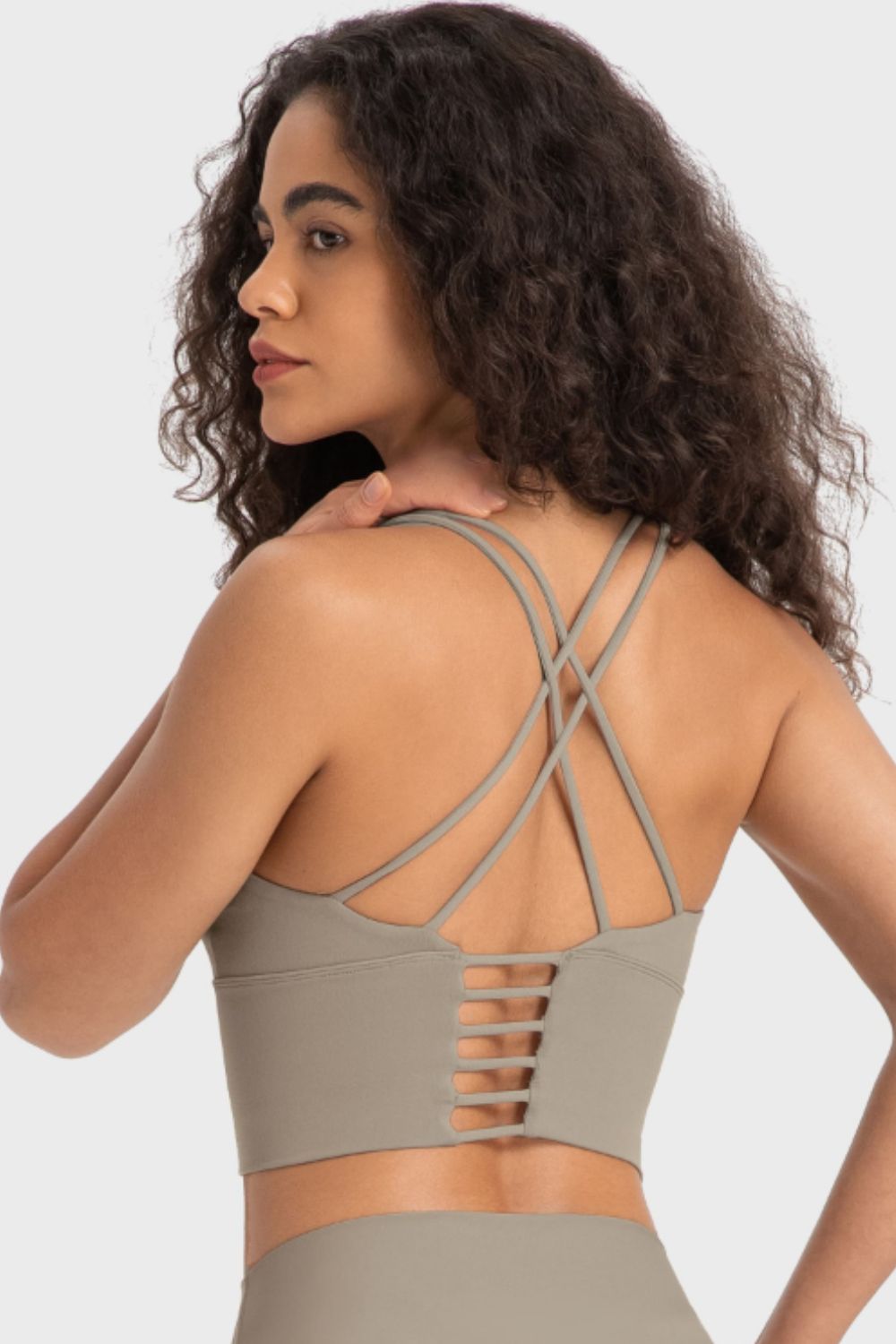 Honeybee Mumford's Crisscross Back Ladder Detail Sports Bra