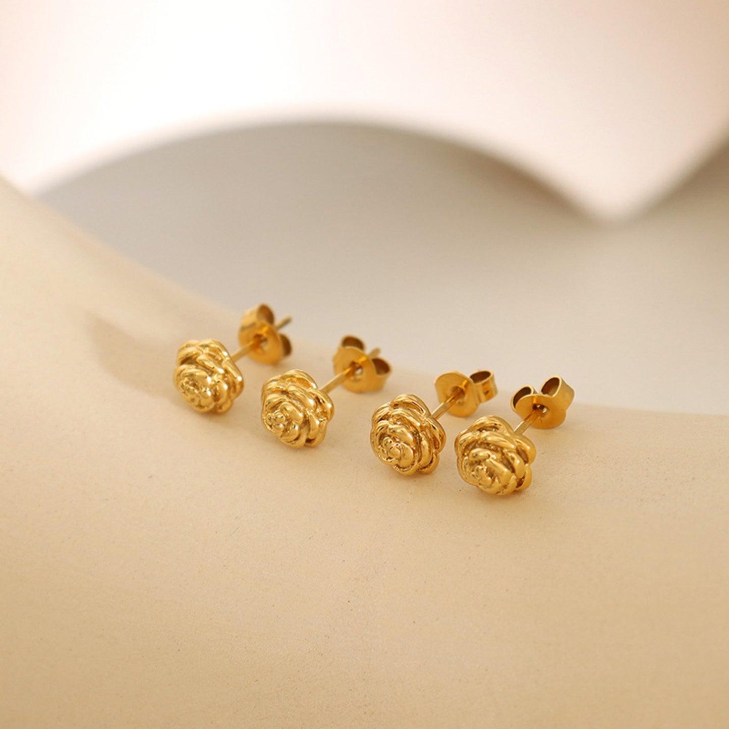 honeybee Mumford's Rose Stud Earrings