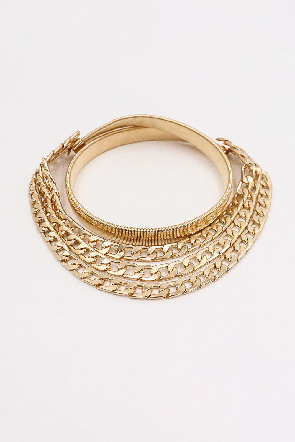 Honeybee Mumford's Metal Triple-Layered Chain Belt