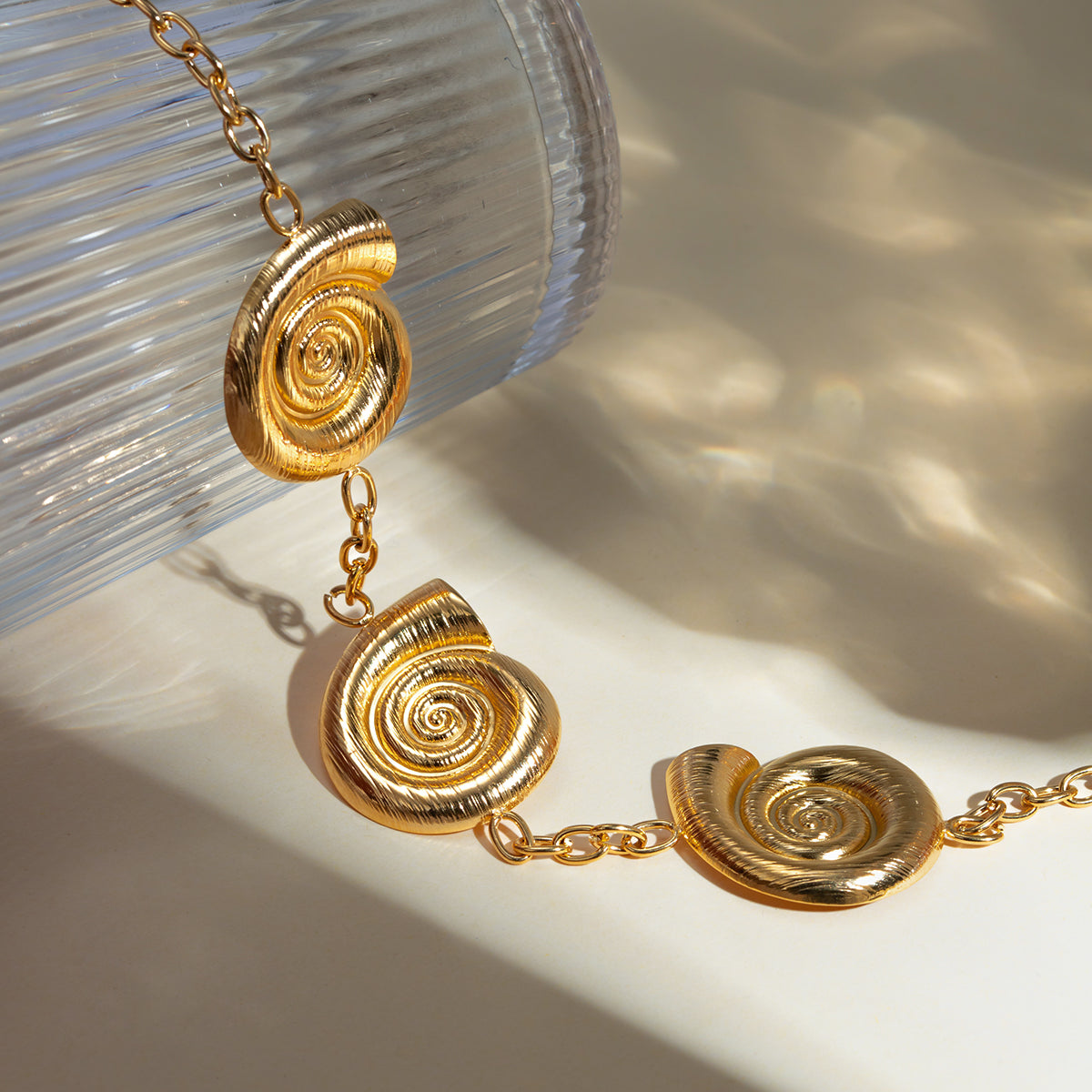 Honeybee Mumford's Spiral Charm Necklace