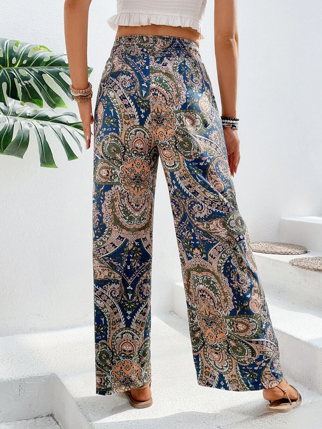 Honeybee Mumford's Printed Wide Leg Pants