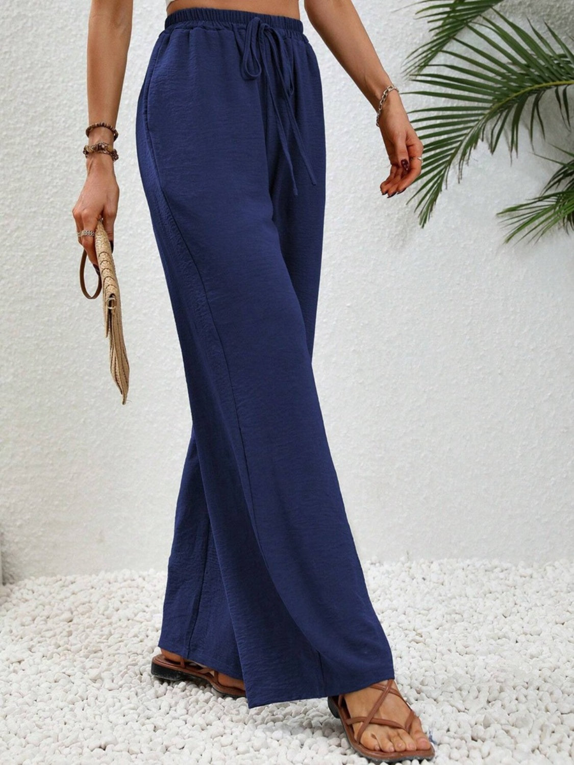 Honeybee Mumford's Wide Leg Drawstring Pants