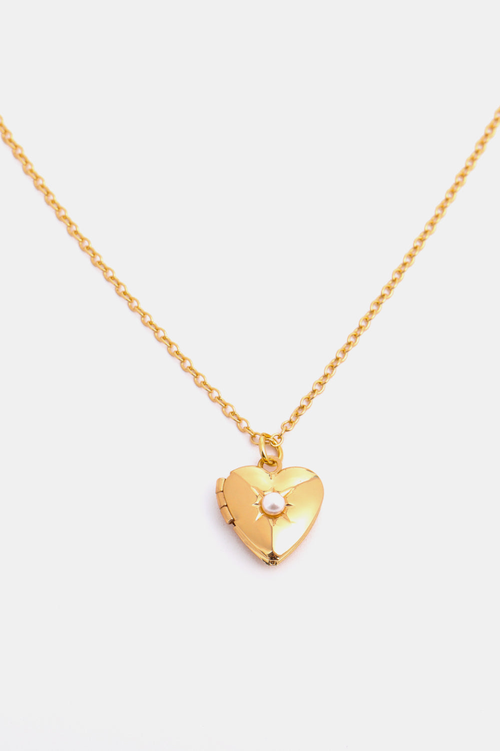 Honeybee Mumford's Heart Shape 14K Gold-Plated Pendant Necklace