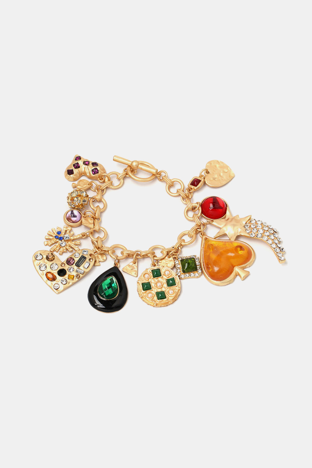 honeybee Mumford's Multi Charm Resin Bracelet