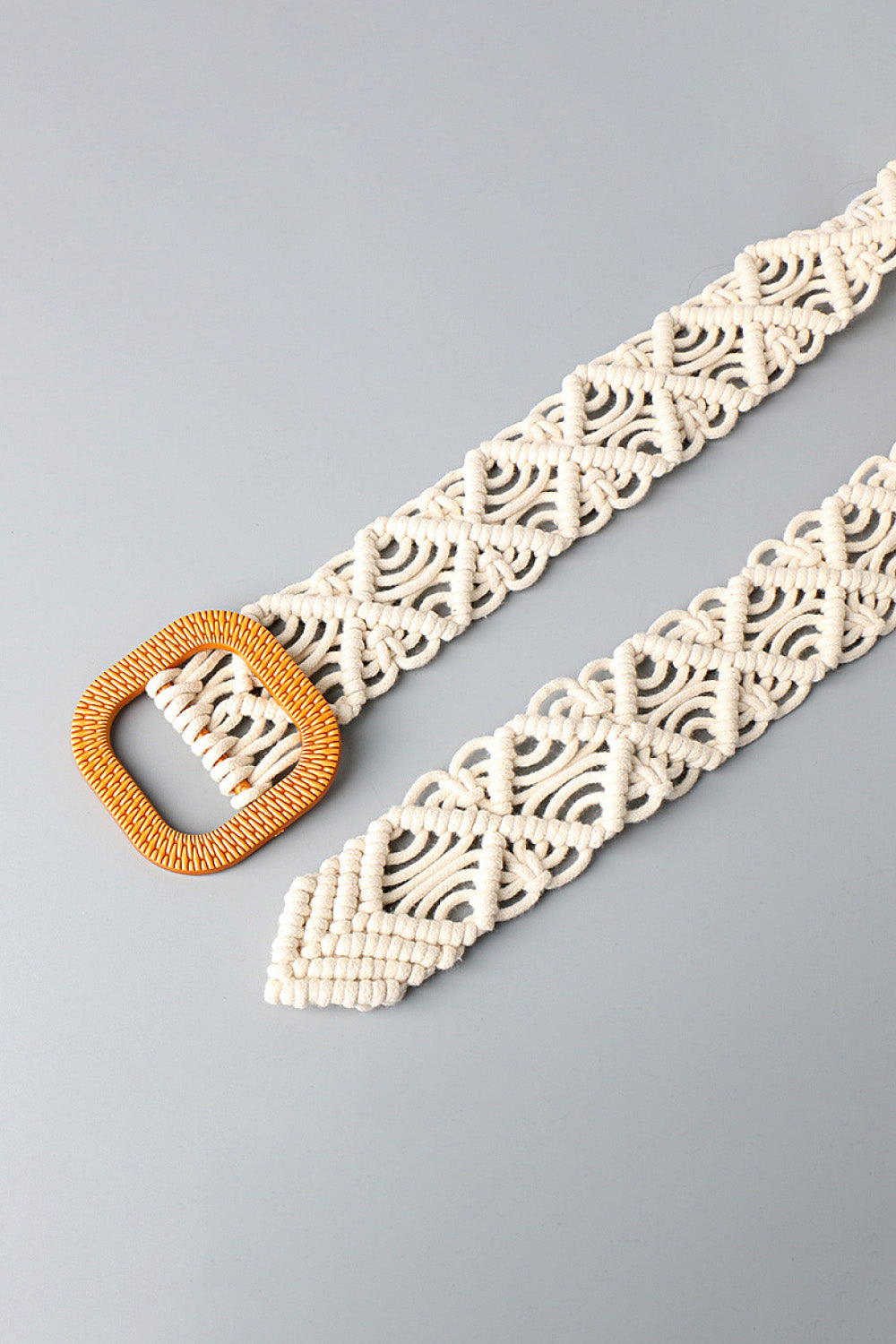 Honeybee Mumford's Wide Braid Belt with Resin Buckle