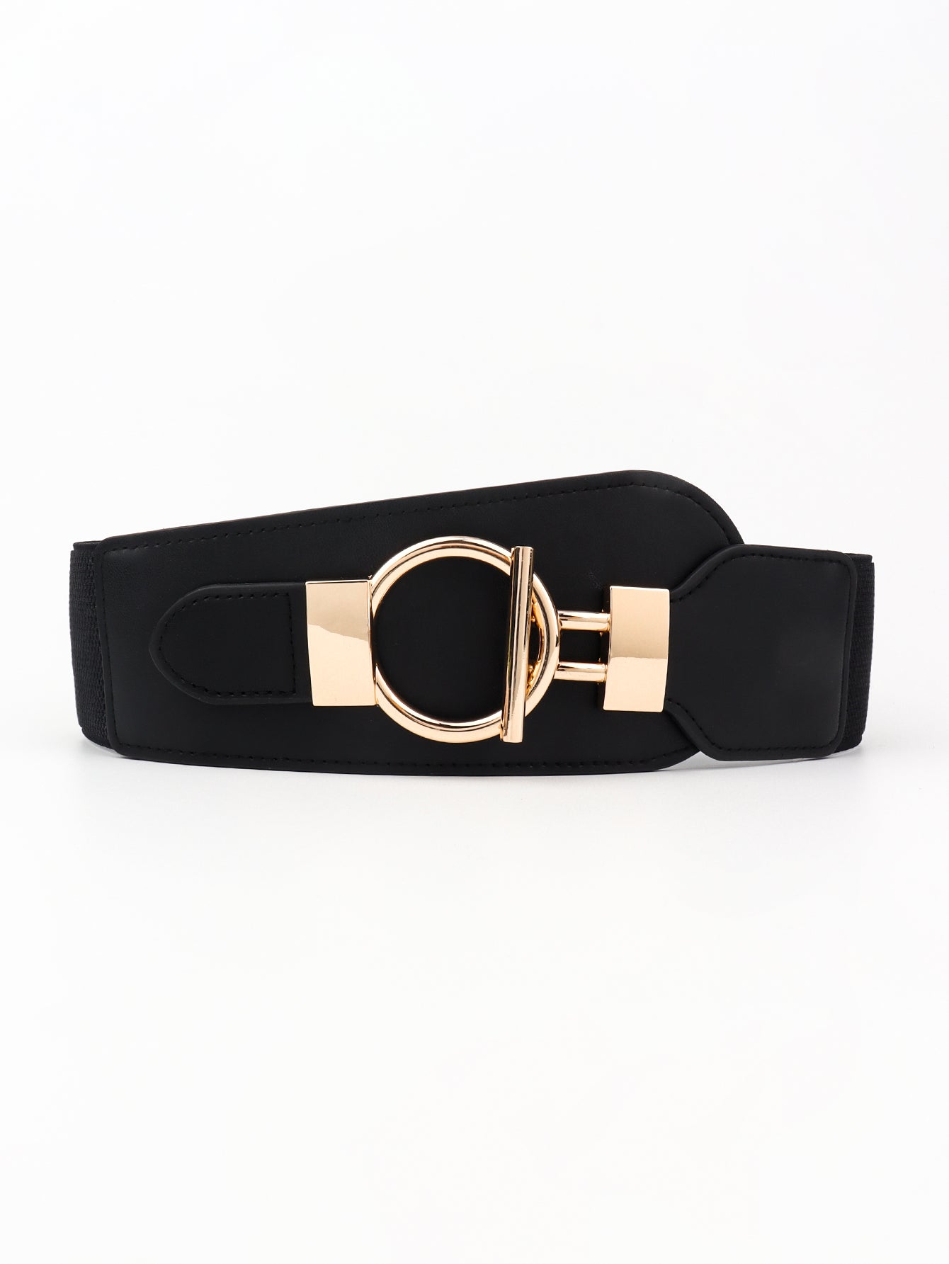 Honeybee Mumford's Elastic Wide Belt with Buckle