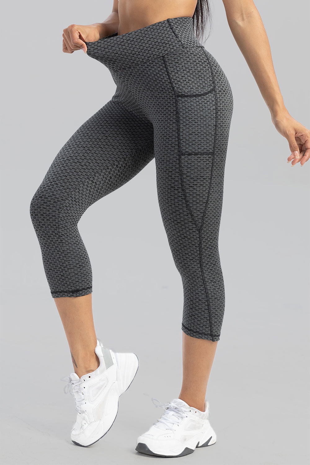 Honeybee Mumford's Contrast Stitching High Waist Active Pants