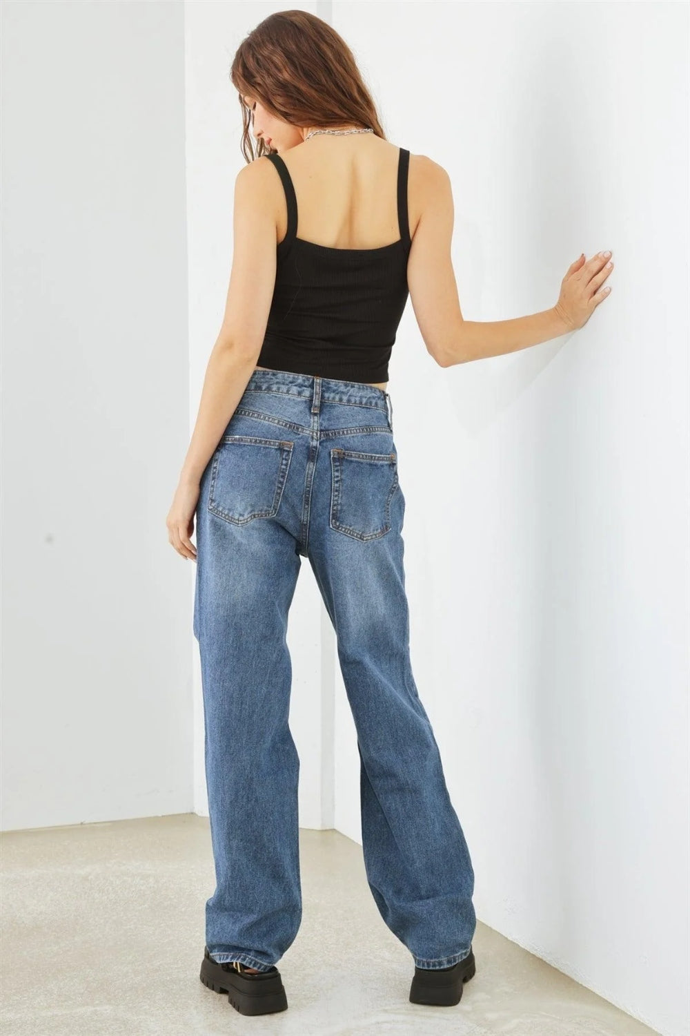 Honeybee Mumford's Distressed High Waist Jeans