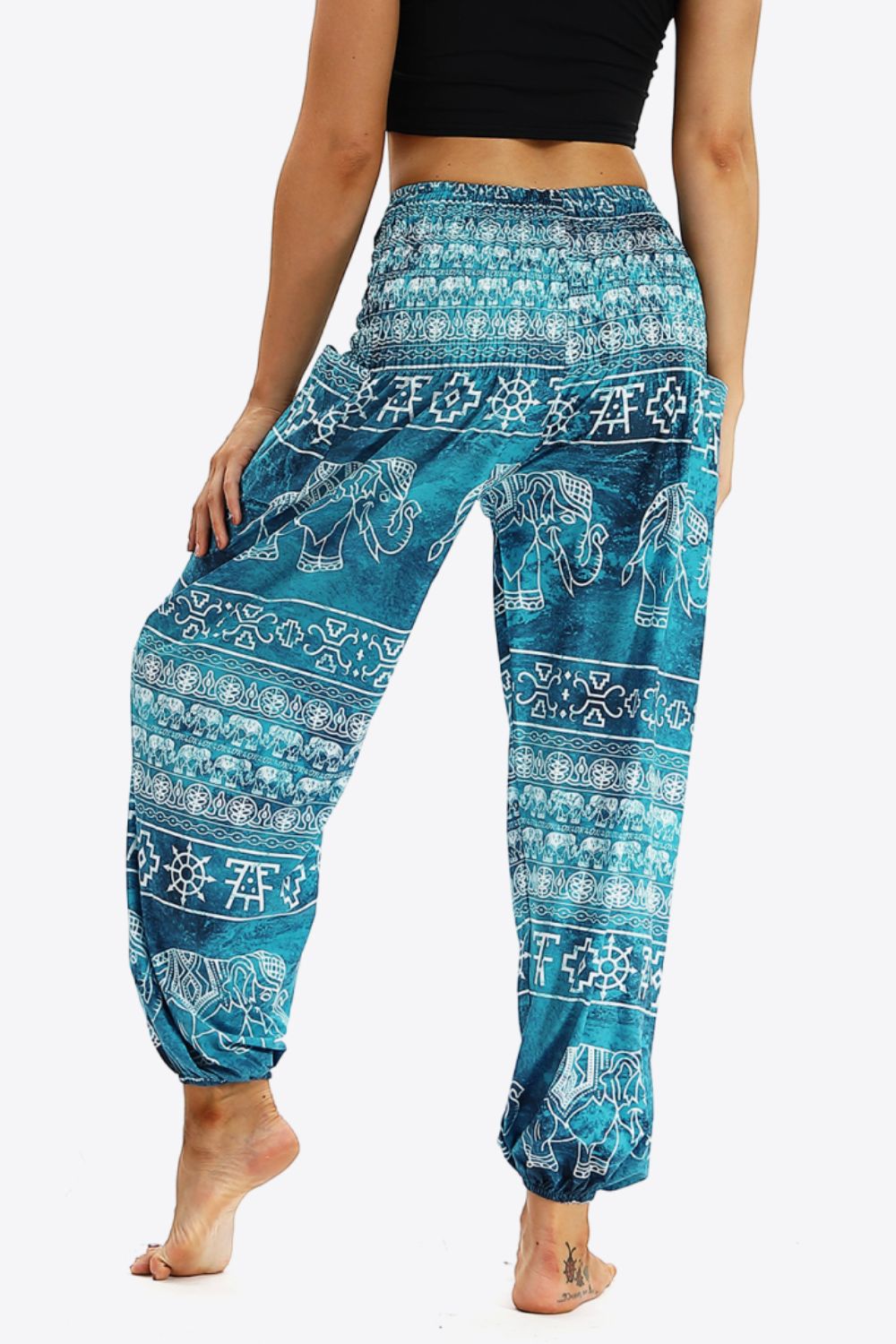 Honeybee Mumford's Elephant Print Pocket Joggers