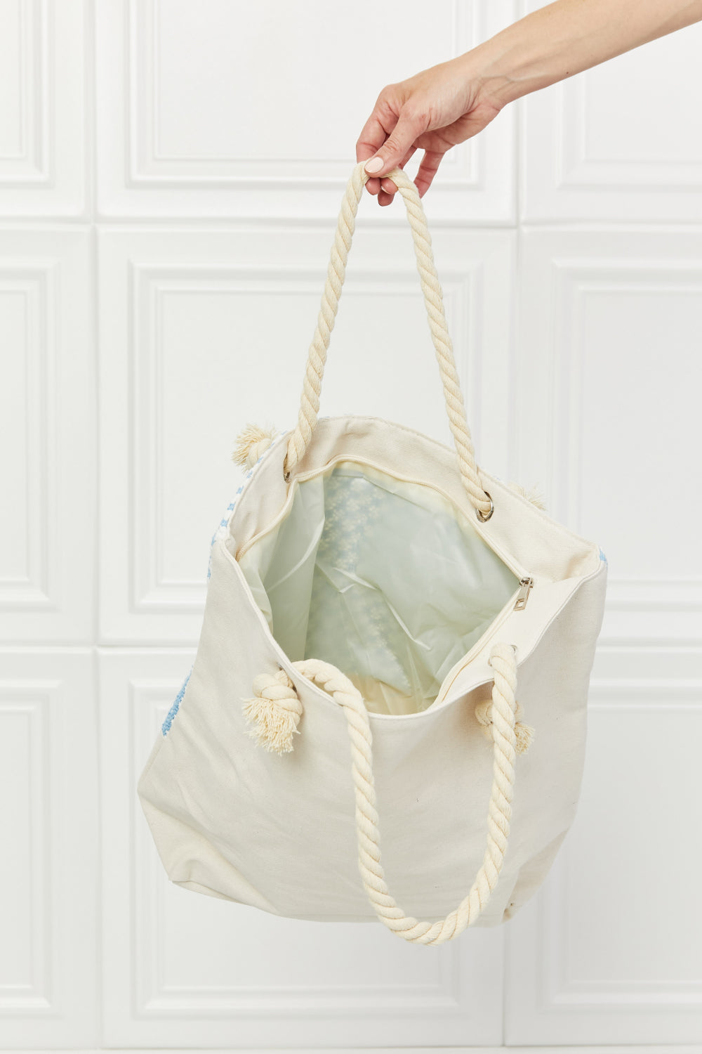 Honeybee Mumford's Picnic Date Tassel Tote Bag