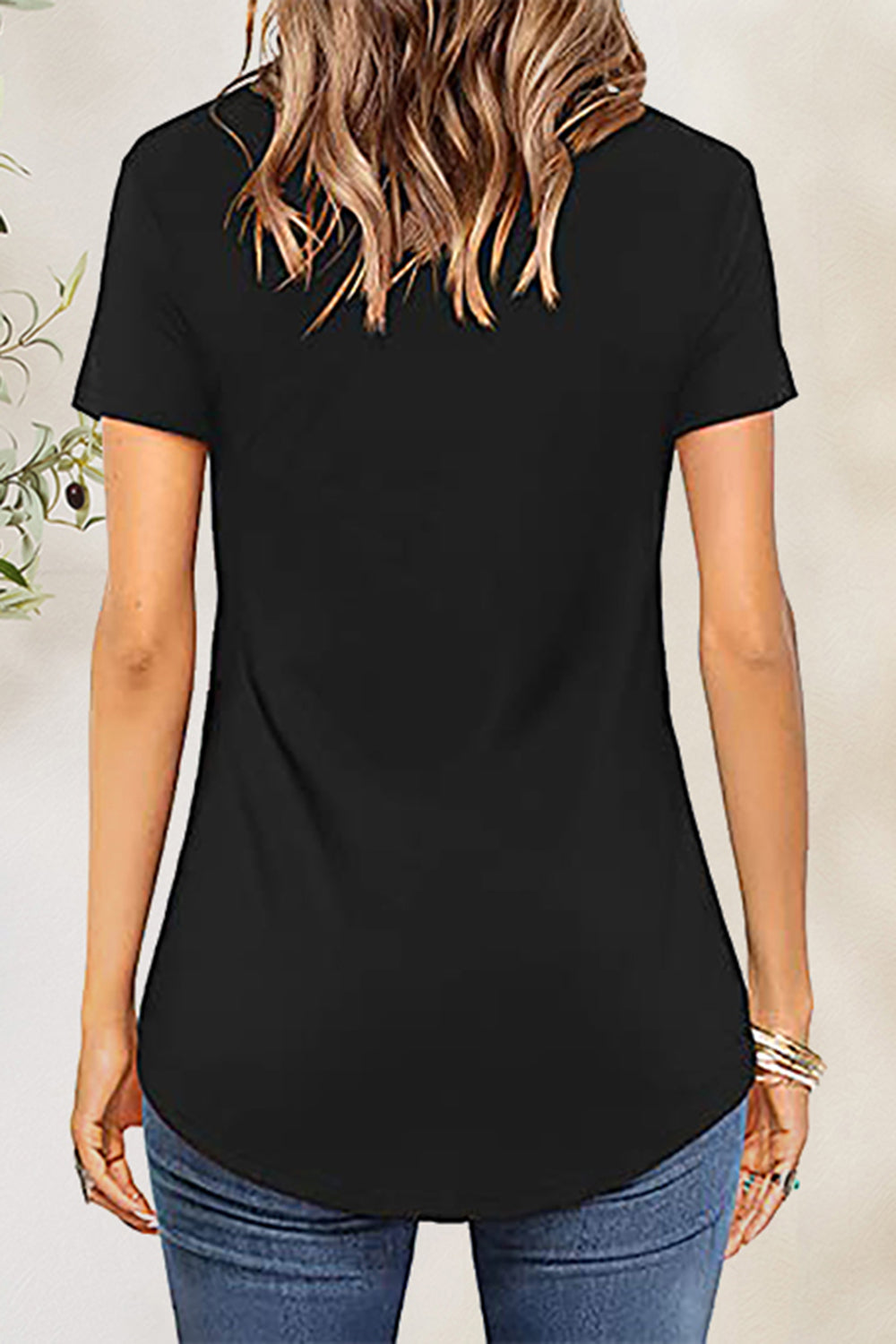 Honeybee Mumford's Crisscross Short Sleeve T-Shirt