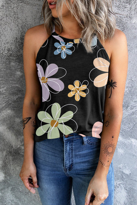 Honeybee Mumford's Printed Round Neck Tank