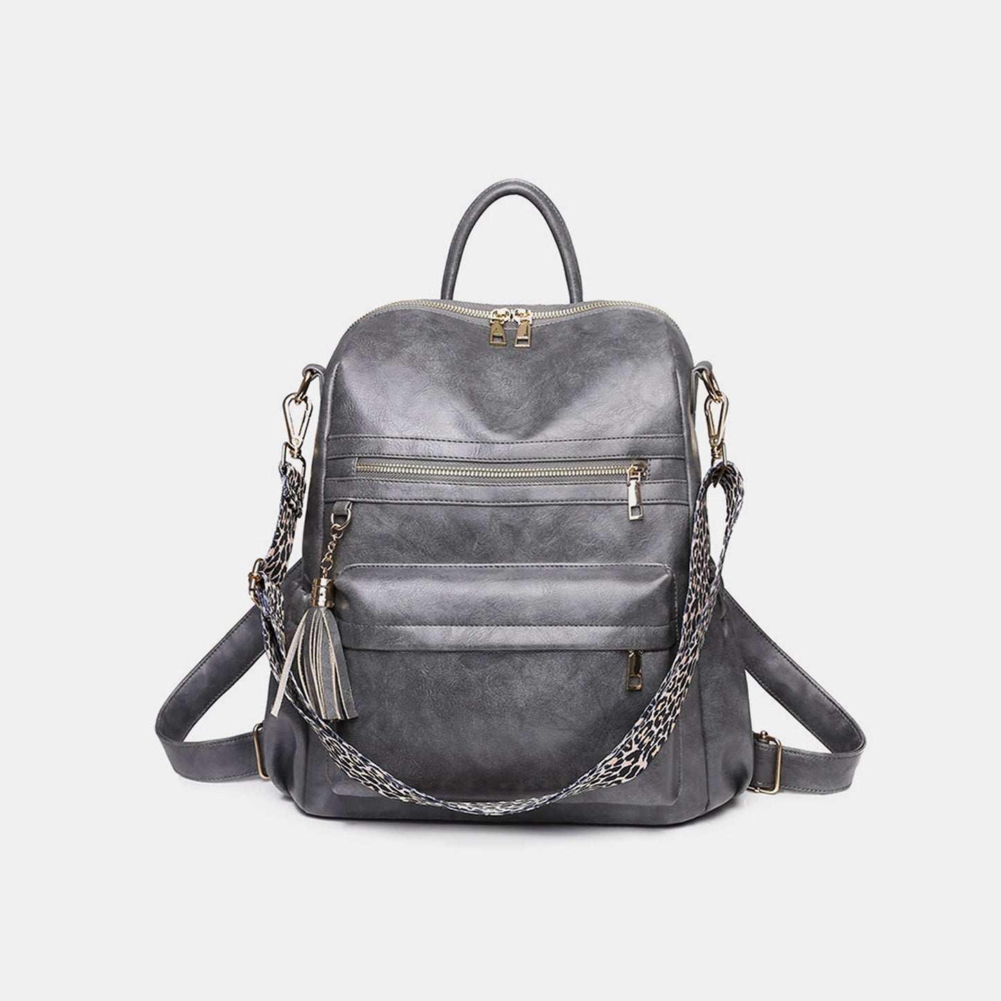 honeybee Mumford's Leather Convertible Backpack