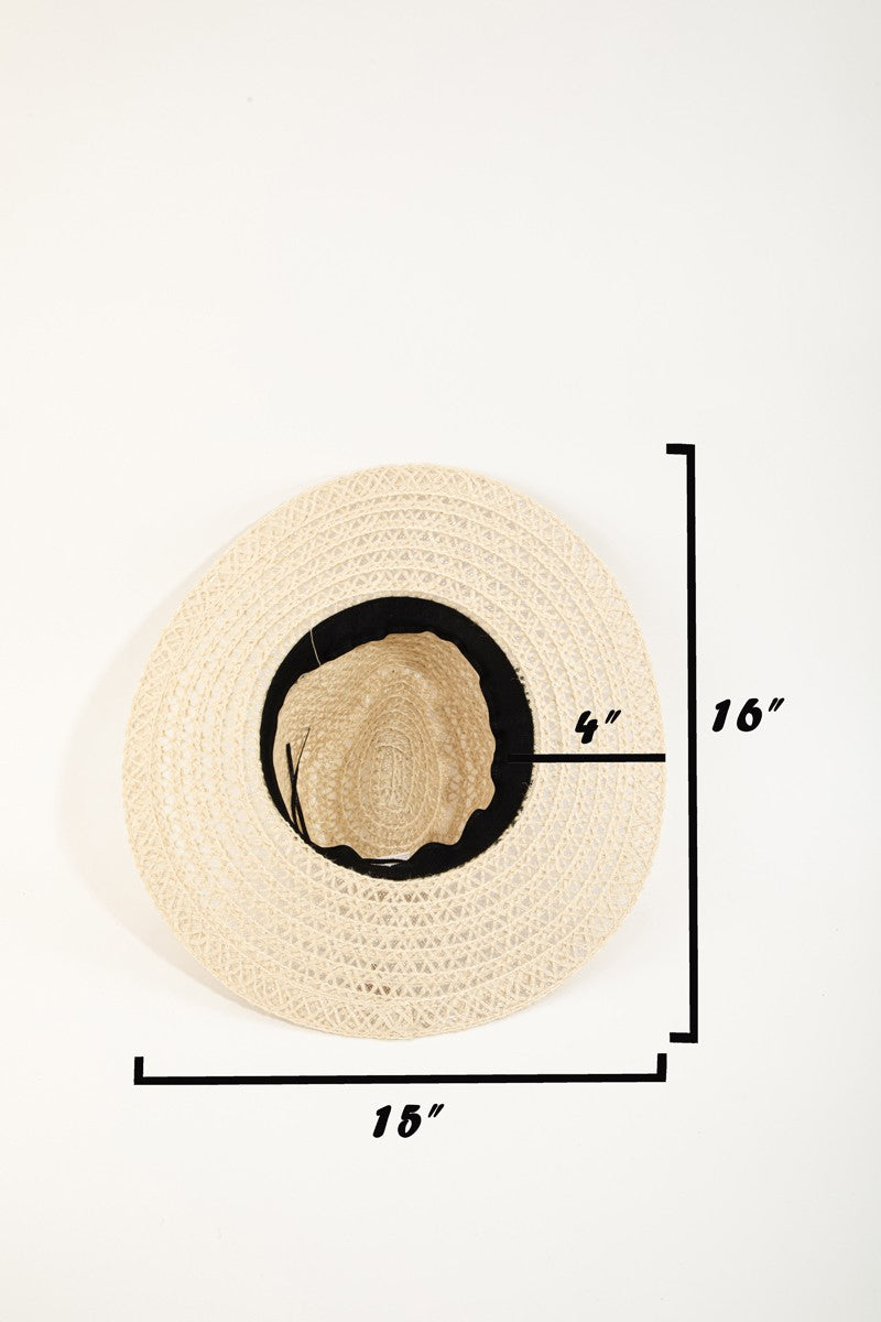 Honeybee Mumford's Wide Brim Straw Weave Sun Hat