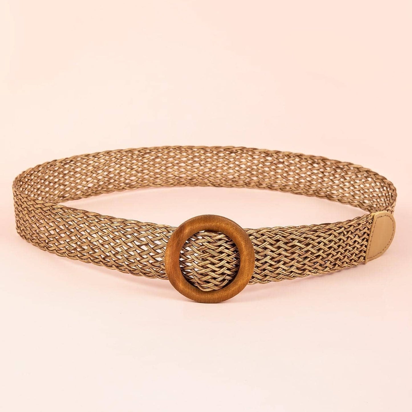 Honeybee Mumford's Round Buckle Woven Belt