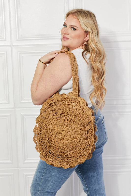 Honeybee Mumford's Brunch Time Straw Rattan Handbag