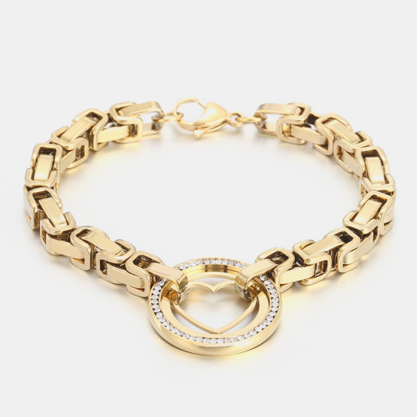 honeybee Mumford's Inlaid Cutout Heart Bracelet