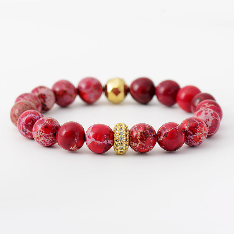 honeybee Mumford's Natural Stone Beaded Bracelet