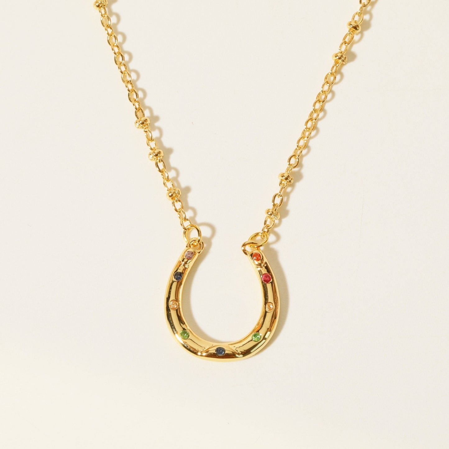 Honeybee Mumford's 18K Gold-Plated U Shape Pendant Necklace