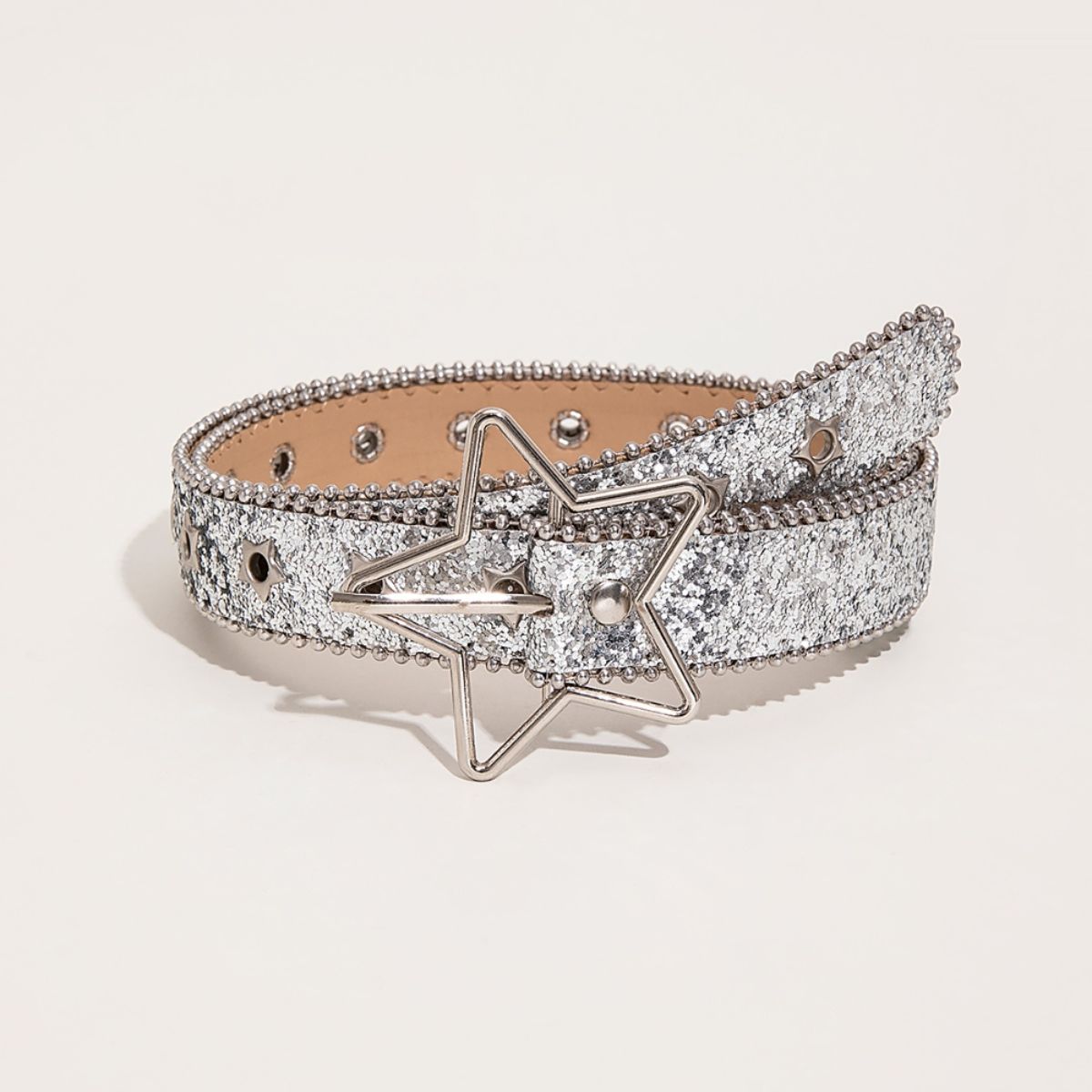 Honeybee Mumford's Leather Star Shape Buckle Belt