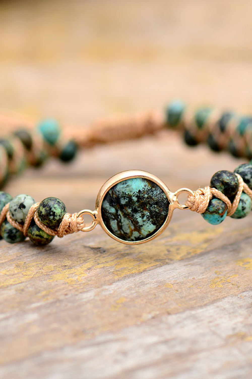 honeybee Mumford's Beaded Copper Bracelet