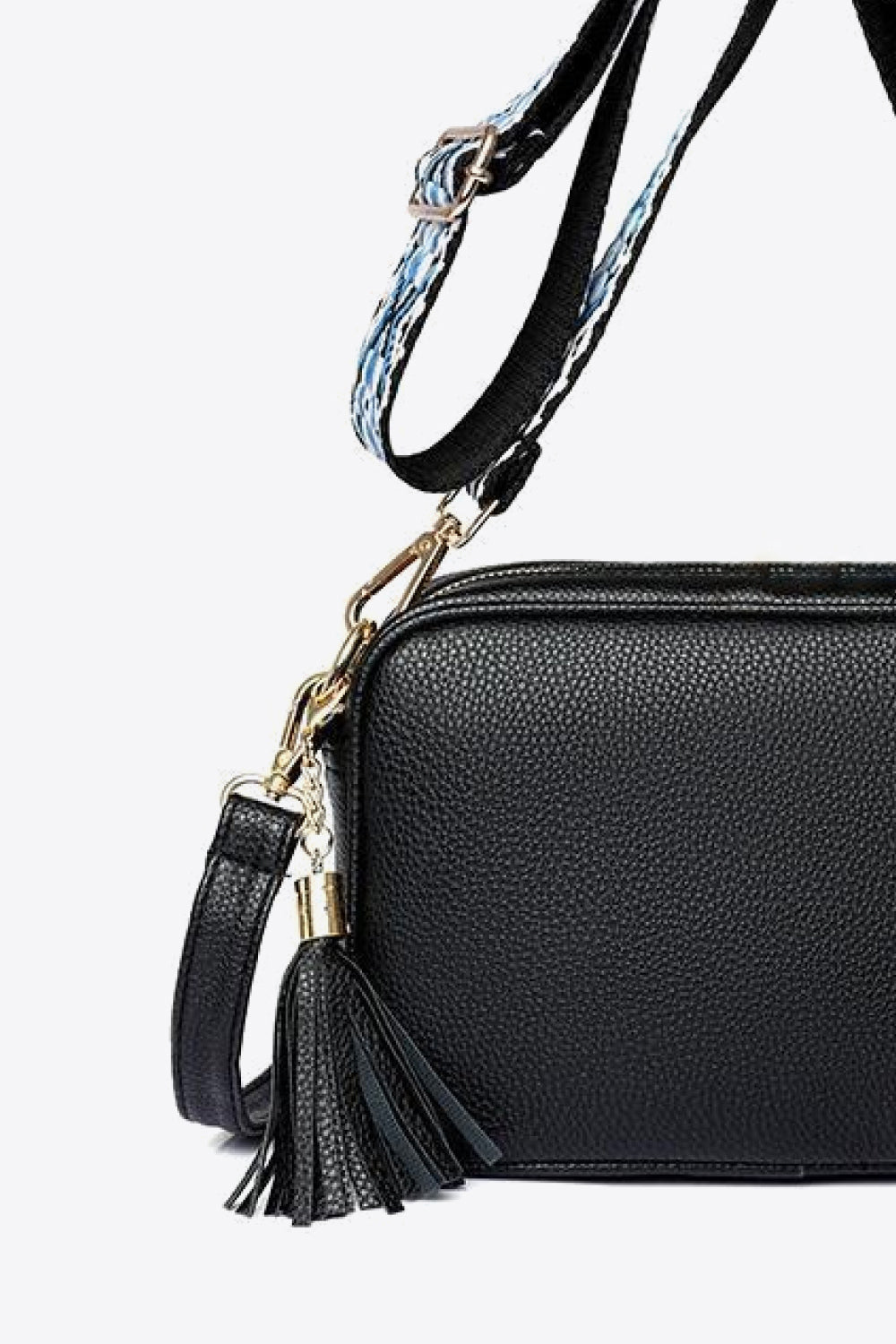 Honeybee Mumford's Leather Tassel Crossbody Bag