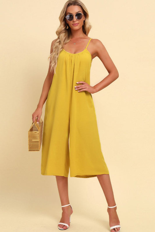 Honeybee Mumford's Spaghetti Strap Scoop Neck Jumpsuit