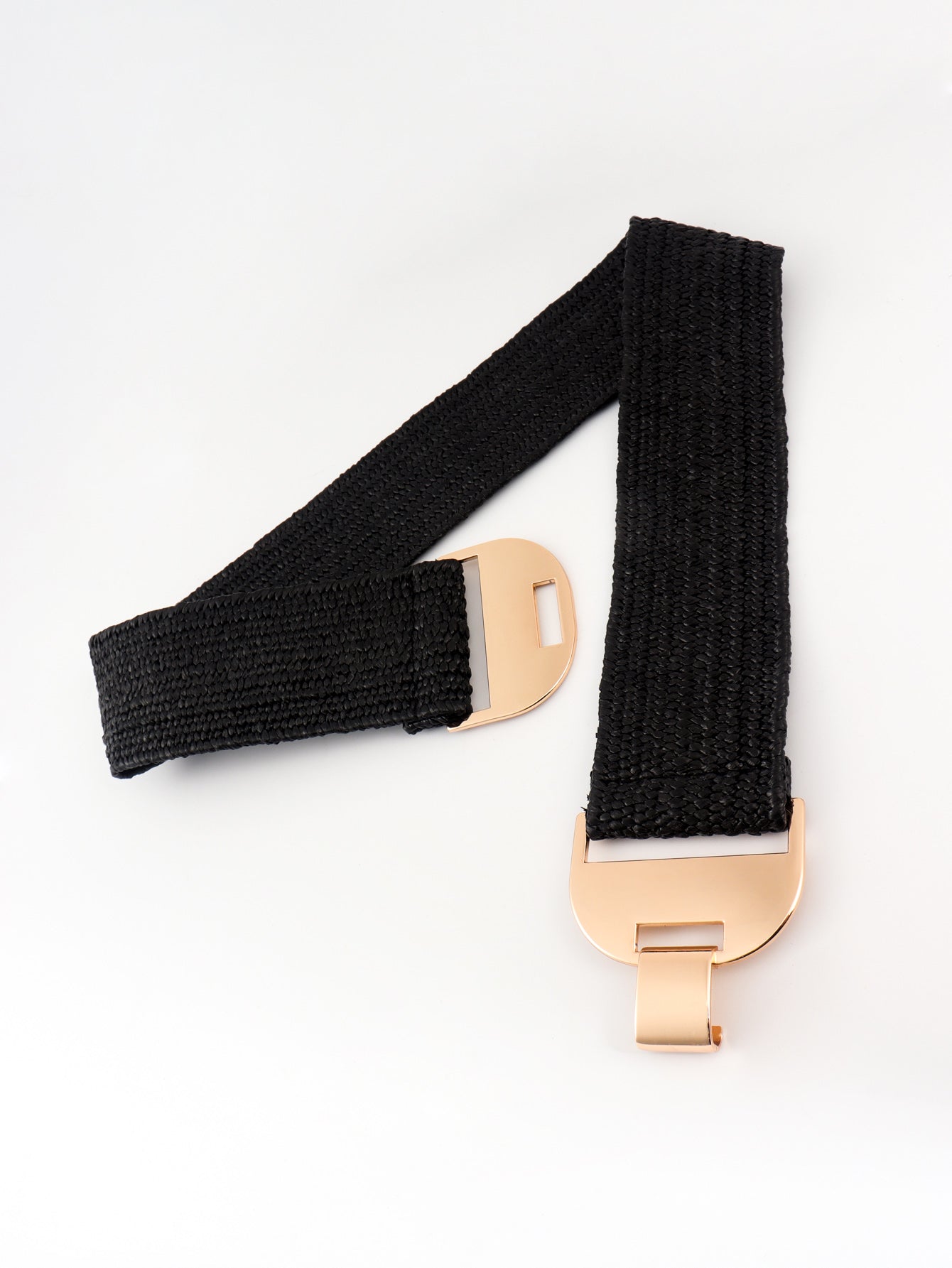 Honeybee Mumford's Black or Tan Buckle Elastic Belt