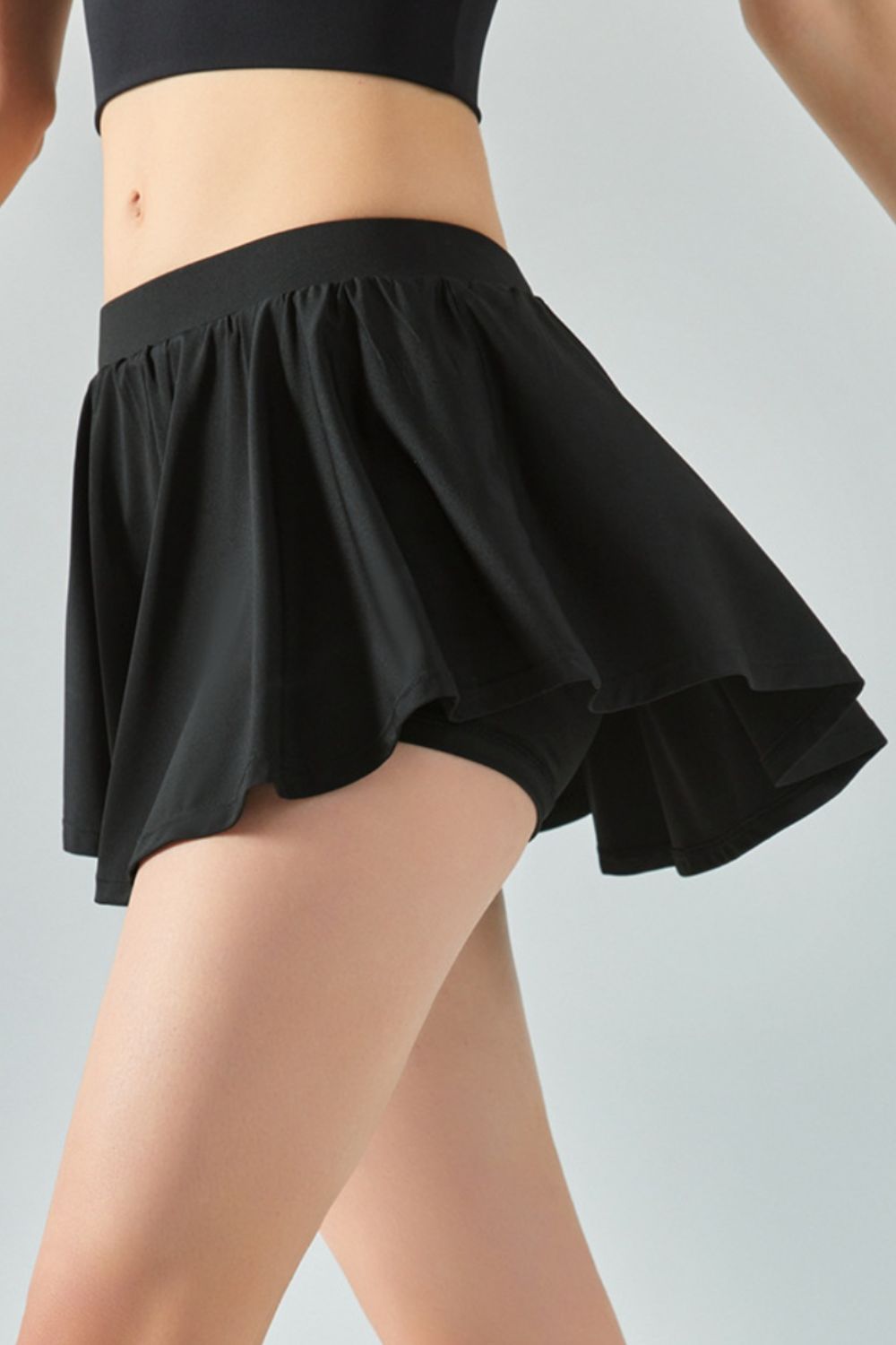 Honeybee Mumford's Elastic Waist Mini Active Skirt