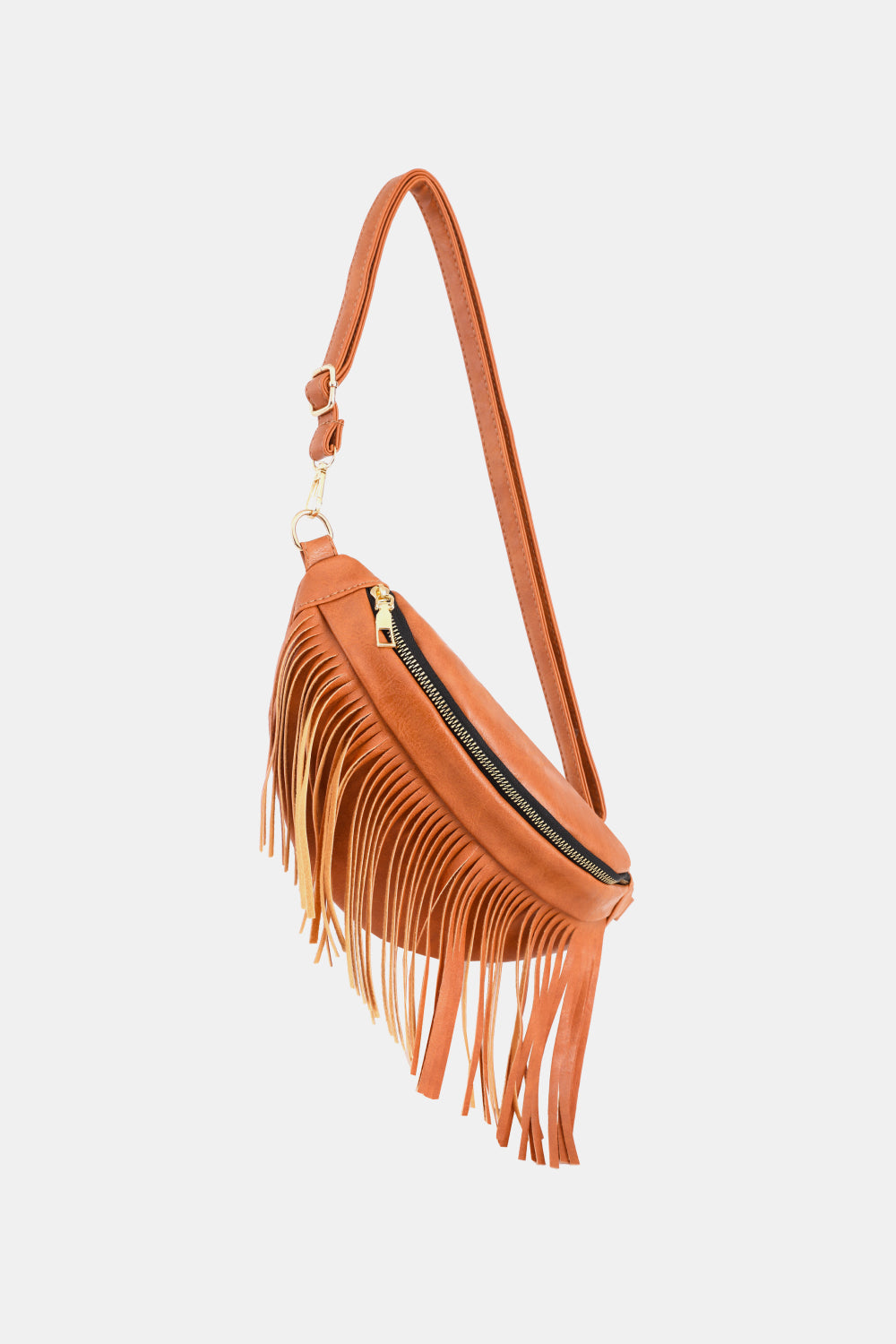 honeybee Mumford's Fringed Leather Sling Bag