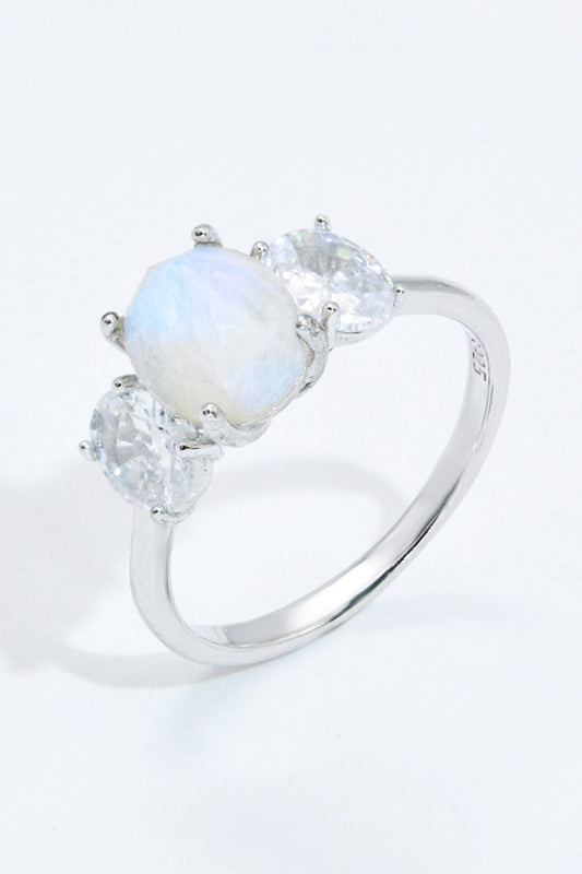 Honeybee Mumford's Natural Moonstone and Ring