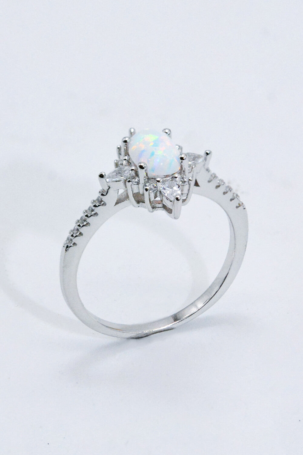 Honeybee Mumford's Platinum-Plated Opal and Ring