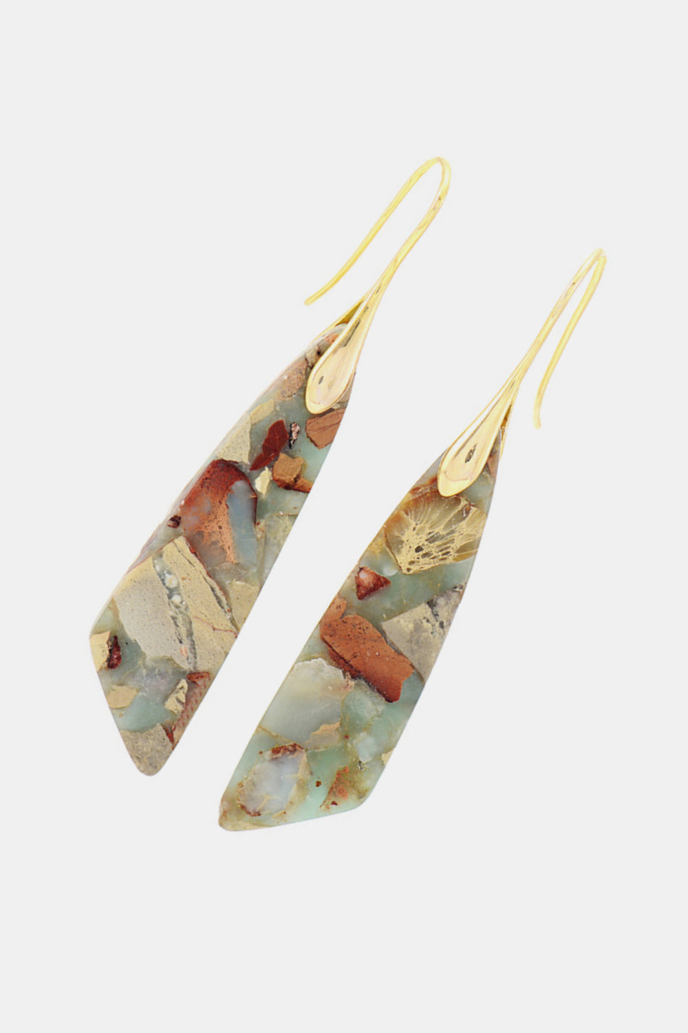 honeybee Mumford's Handmade Natural Stone Dangle Earrings