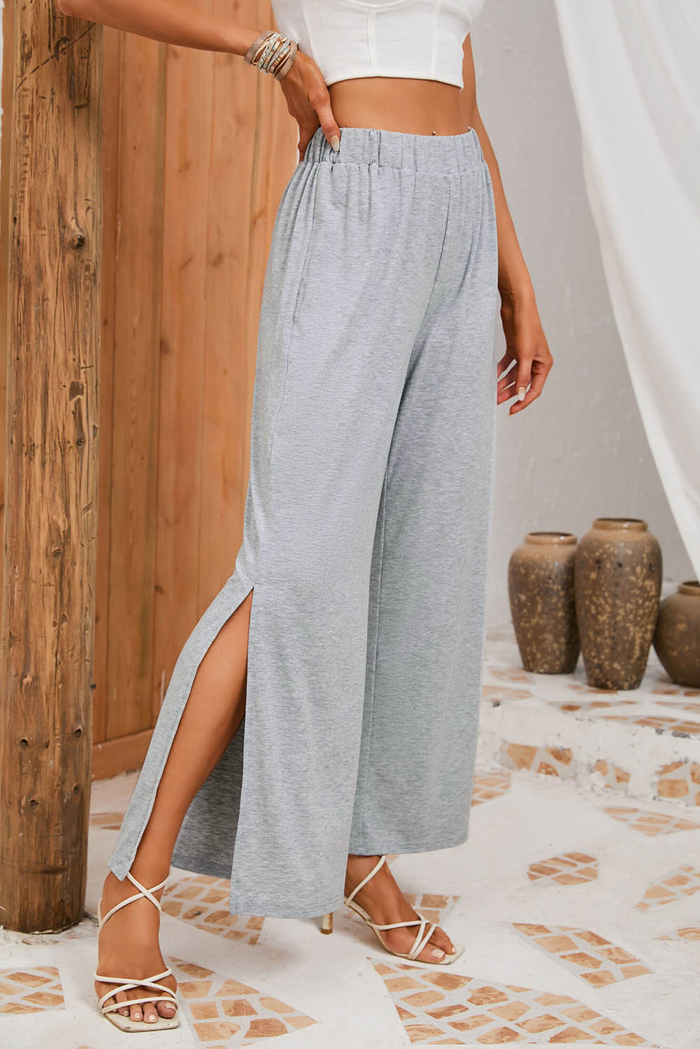 Honeybee Mumford's Slit Elastic Waist Pants