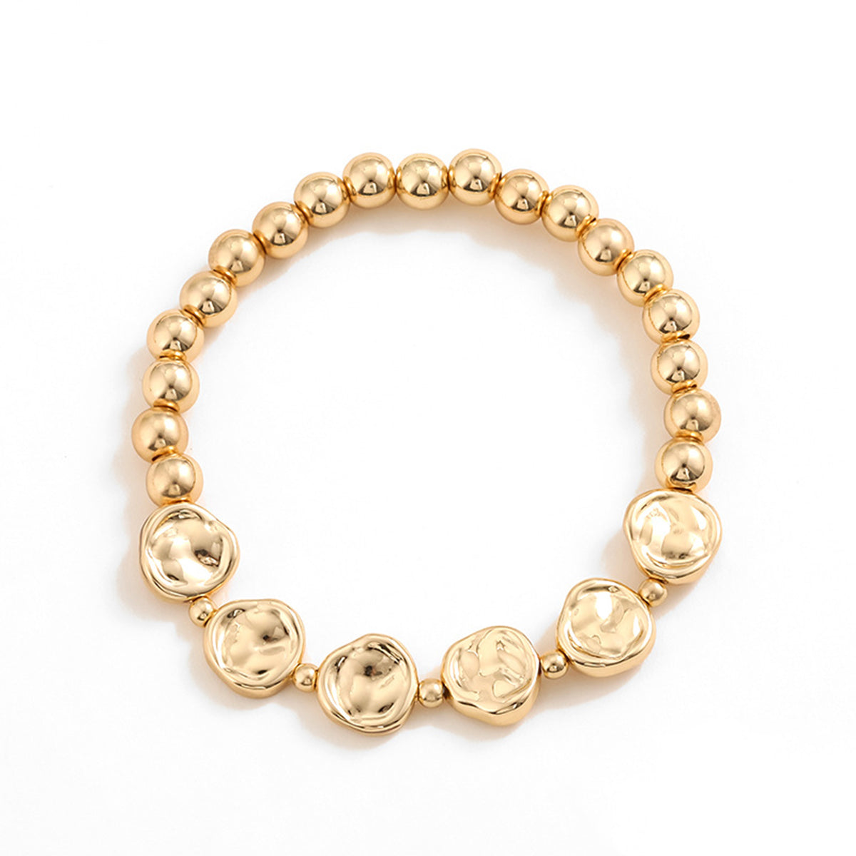 honeybee Mumford's Gold-Plated Alloy Bead Bracelet